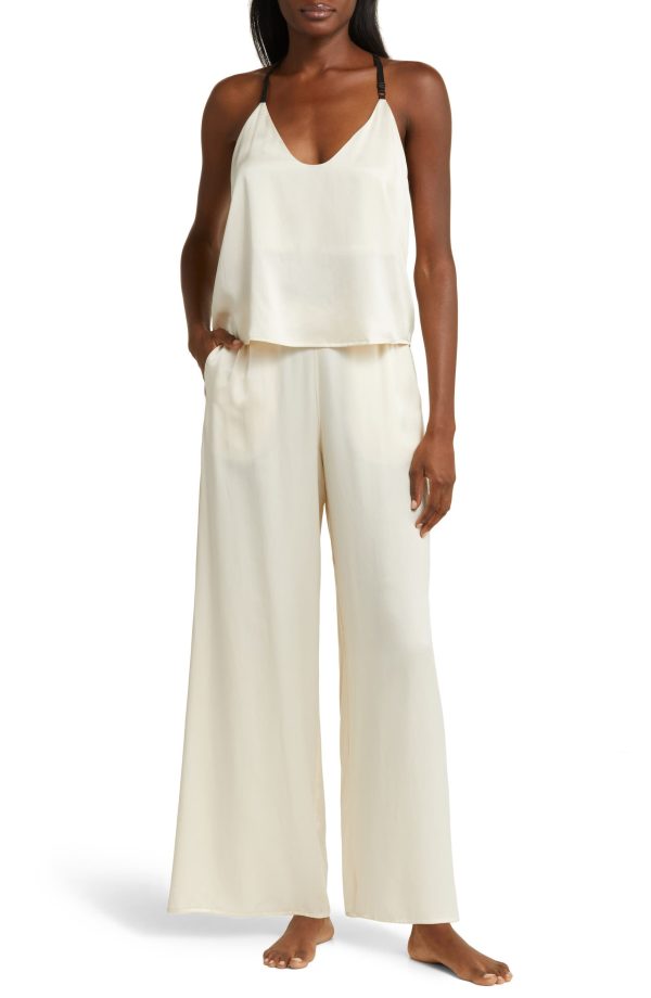 Tranquil Silk Vest & High-Waist Trouser Duo
