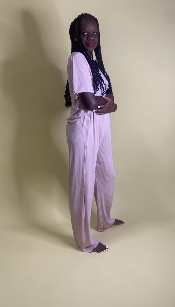 Cozy Cotton Tee Tank top and Trouser - Image 3